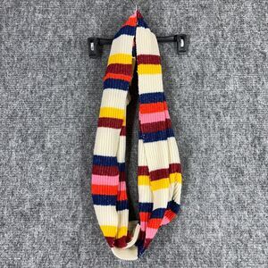 Anthropologie Scarf Womens Infinity Striped Sleeping On Snow Sweater Wide‎